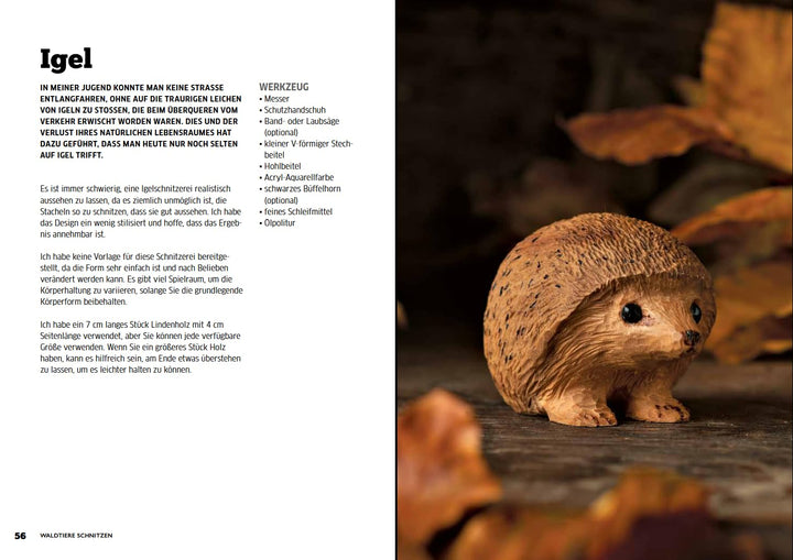 Waldtiere schnitzen: Schritt für Schritt, Taschenbuch