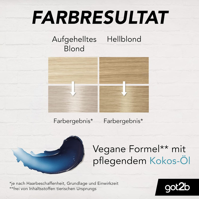 got2b Color Mask! Silber (150 ml), temporäre Haarfarbe für Farb-Boost & intensive Pflege in nur 5 Mi