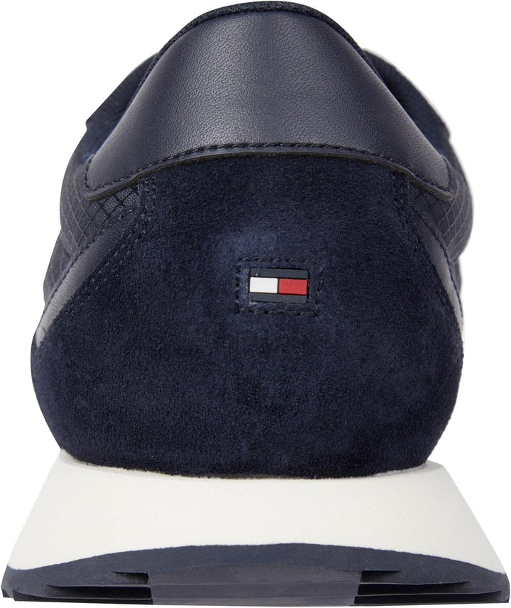 Tommy Hilfiger Herren Runner Sneaker Runner Evo Mix Sportschuhe 40 EU Wüstenhimmel, 40 EU Wüstenhimm