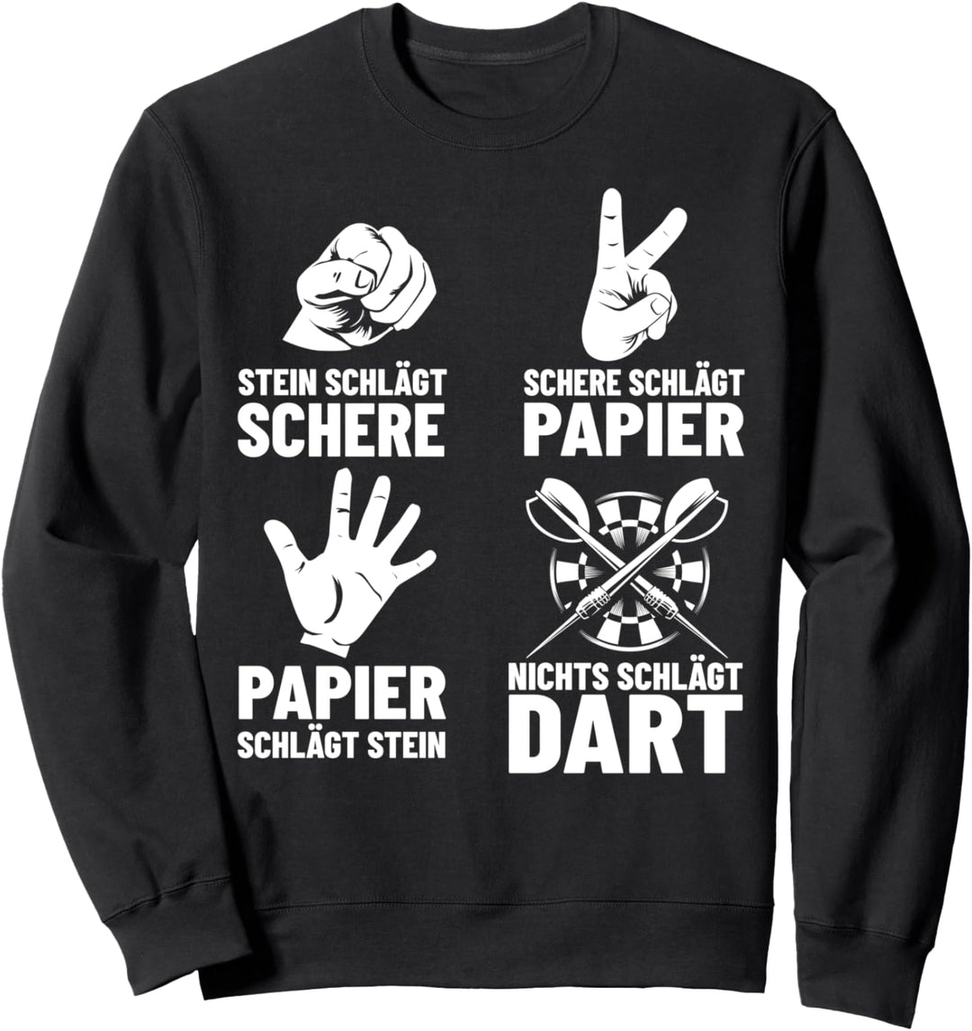 Dart Deko Dartspieler Kostüm Dartmannschaft Dart Sweatshirt
