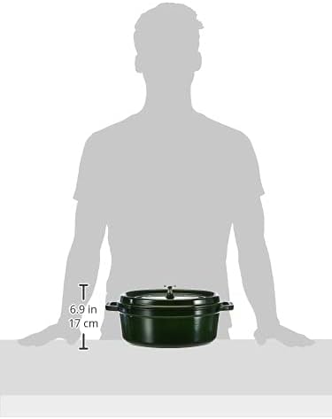 STAUB Gusseisen Bräter/Cocotte, Oval 29 cm, 4,25 L, Aromaregen Funktion, Für alle Herdarten geeignet