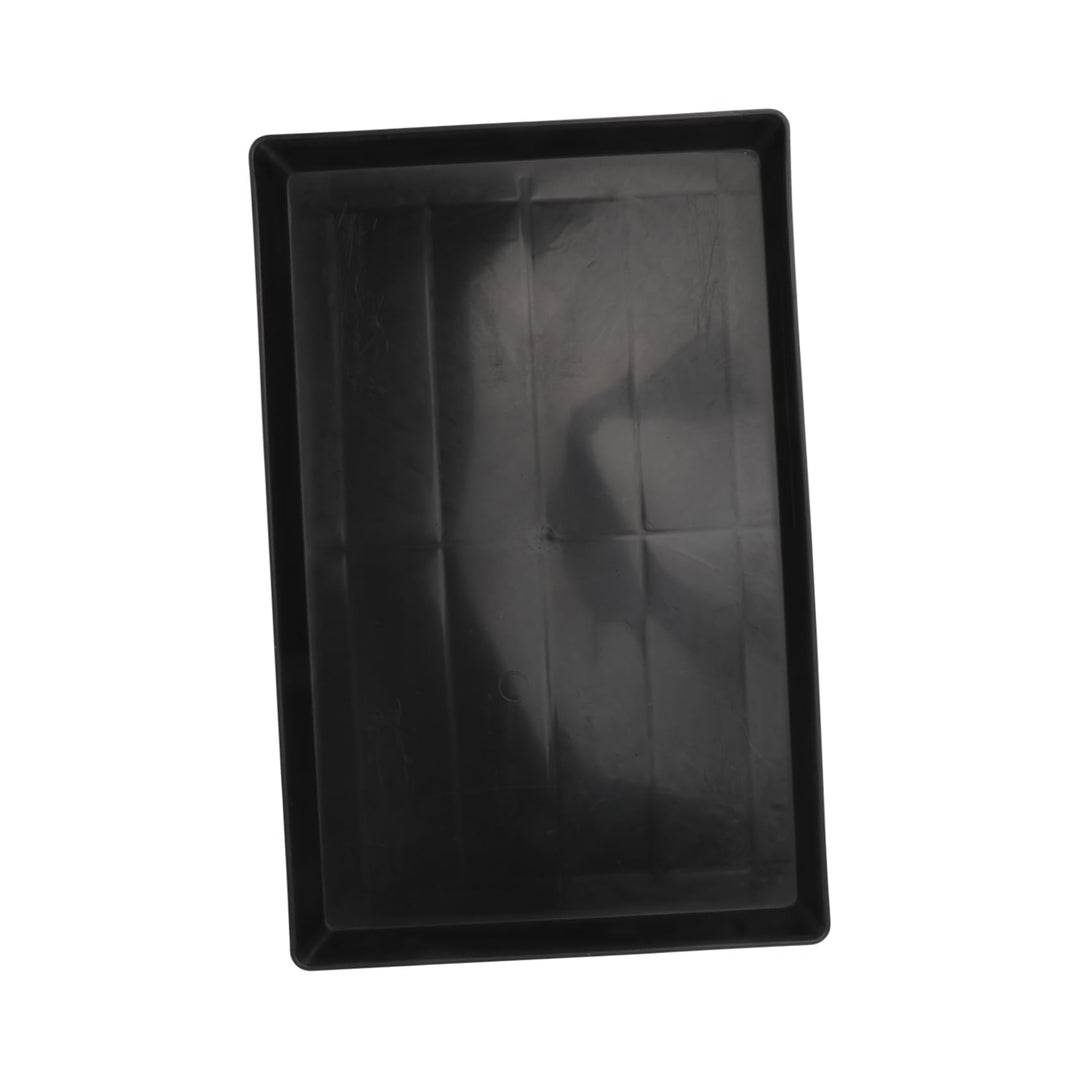 TOYANDONA Plastik Haustierkäfig Bodenwanne Schwarz Auslaufsichere Geruchsresistente Reinigungsschale