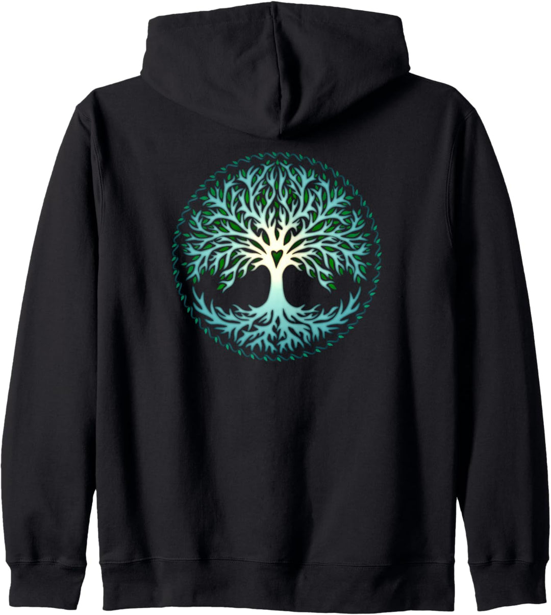 Yggdrasil, Keltischer Baum des Lebens, tree of life, Kapuzenjacke