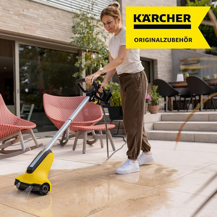 Kärcher Bürstenwalzenset Steinflächen für Terrassenreiniger PCL 3-18, geeignet für glatte Steinflies