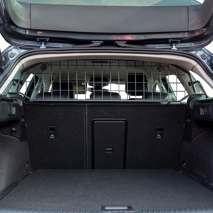 Travall Hundegitter für SEAT Leon (2020-) Fahrzeugspezifisches Hundegitter, Kofferraumschutz für Hun
