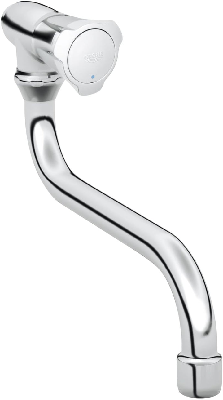GROHE Auslaufventil Costa Wandmontage schwenkbarer Rohrauslauf 30484001, Silber