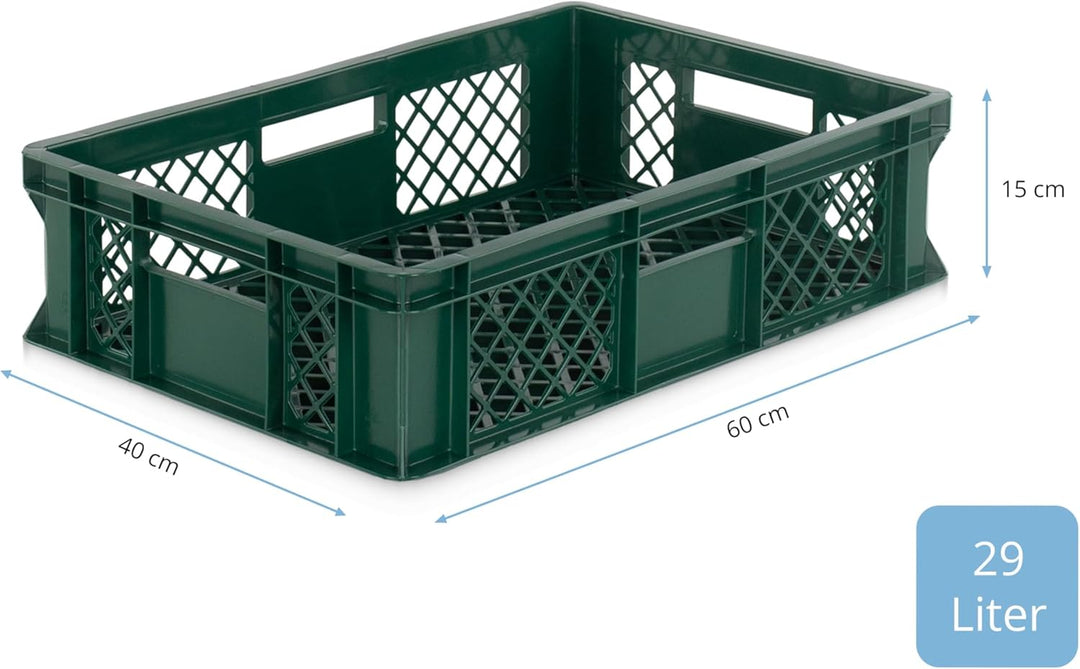 4er SET Bäckerkisten 600x400x150mm, Bäckerkiste, Brotkiste, Brotkörbe, Brötchenkiste, Aufbewahrungsb