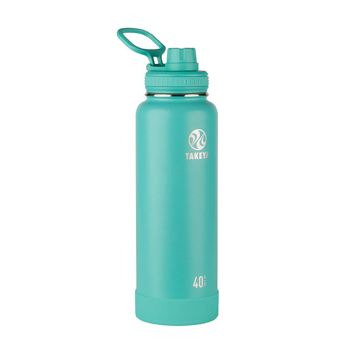 Takeya Isolierflasche mit Ausgiessdeckel 40 oz blaugrün 40 oz Teal, 40 oz Teal