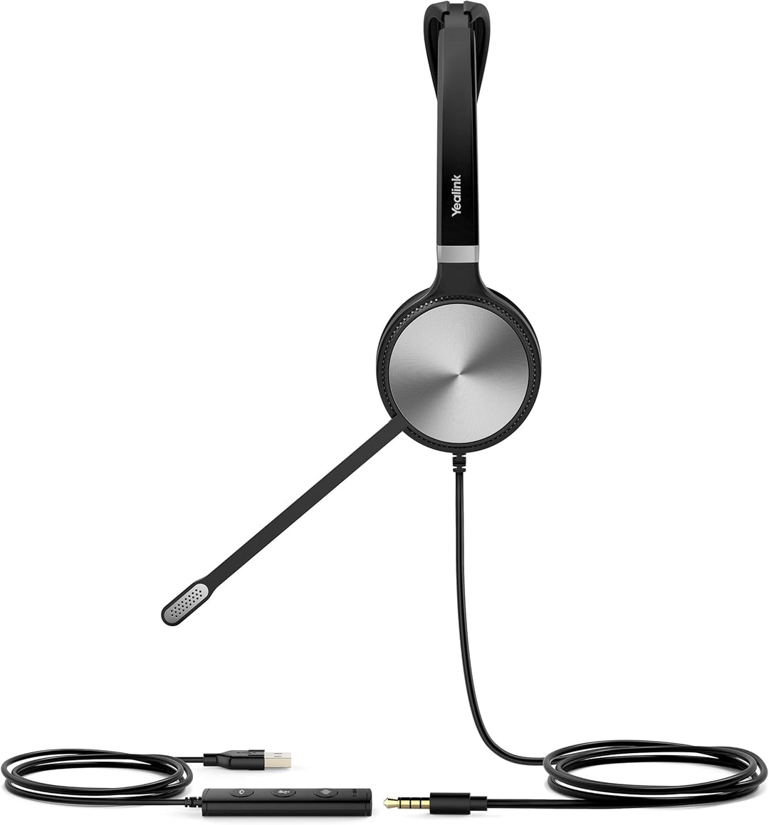 Yealink UH34 SE Mono UC USB-A Monaural Headset mit Noise Cancelling Mikrofon