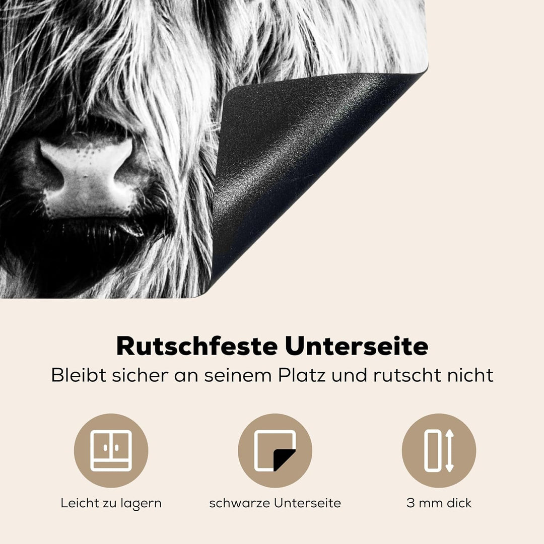KitchenYeah© Herdabdeckplatte Einteilig Küche Herdabdeckung Ceranfeld Herdabdeckplatten Anti Rutsch