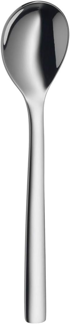 WMF Nuova Eierlöffel Set 6-teilig, Cromargan Edelstahl poliert spülmaschinengeeignet, L 12 cm ohne G