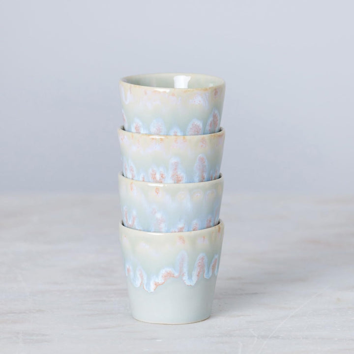 Grestel - Produtos Ceramicos, S.A. Costa Nova »Grespresso« Espresso-Obere, grey, ø: 67 mm, 6 Stück