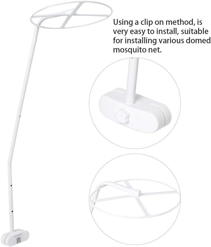 Himmelhalter, Himmelstange Stange Kinderbetten Himmelbett Halter Rack Moskitonetz Ständer Einstellba