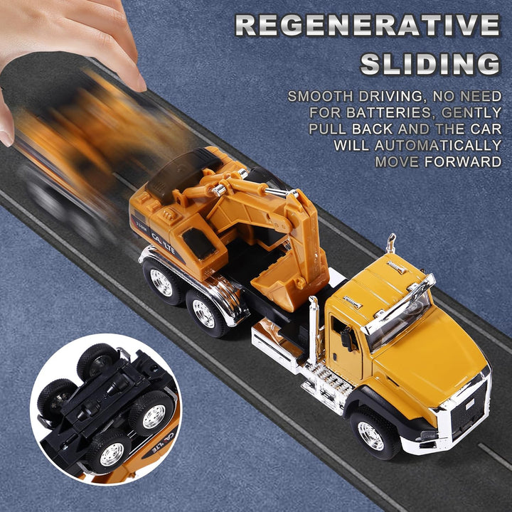 1/50 Ratio die-Casting Engineering Construction Vehicle, Mixer Truck, Alloy Collection Model Car, Bo