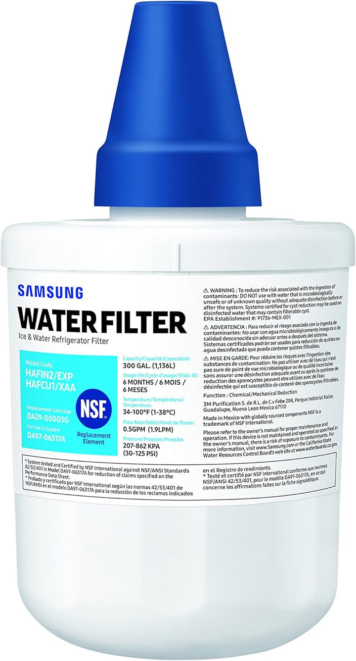 Samsung DA29-00003G Aqua-Pure Plus Kühlschrank Wasserfilter (3 Stück), 3 Stück