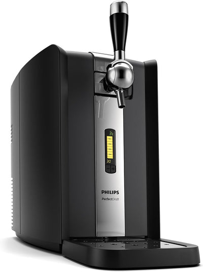 Philips PerfectDraft - Bierzapfmaschine, 6-Liter-Fässer, 30 Tage Bier, 3 °C LCD-Display, 70 W Leistu