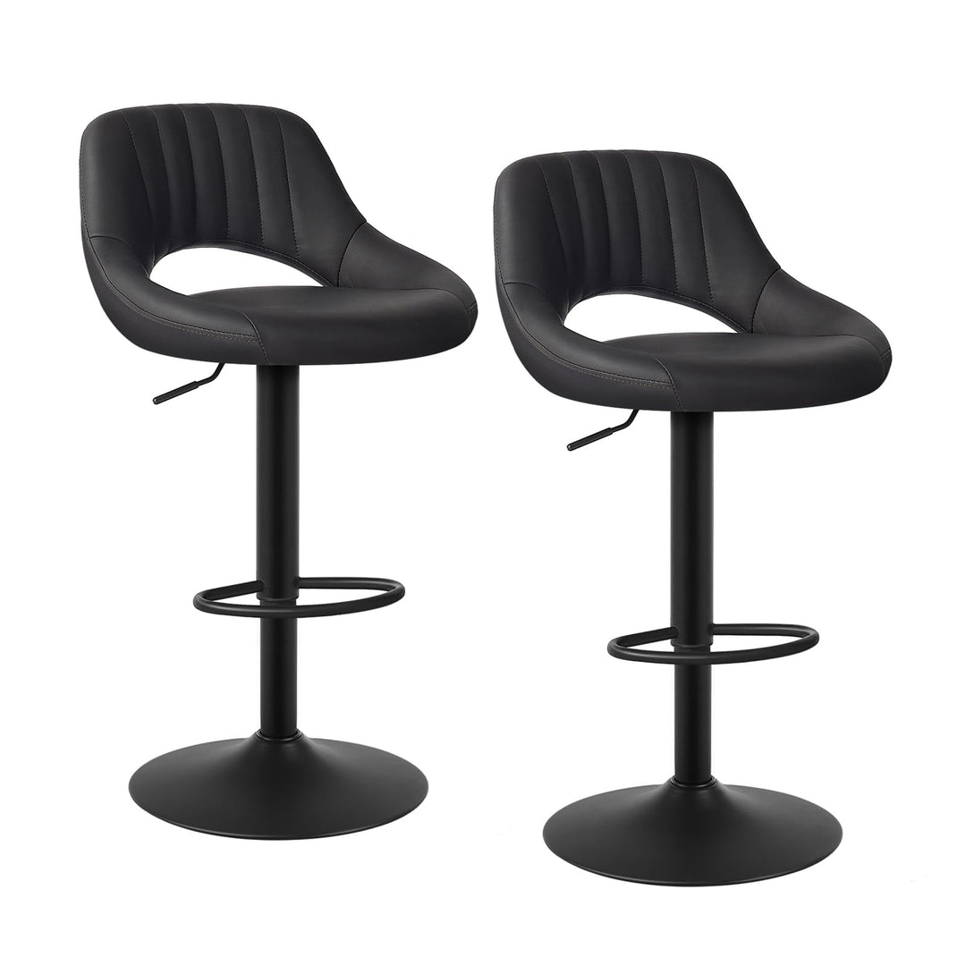 EUGAD 0666BY-2 2X Barhocker Designer Hocker Tresenhocker Bistrohocker 360° drehbar stufenlos höhenve