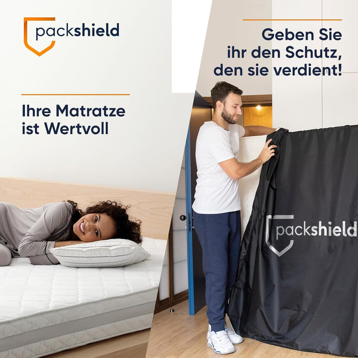 Matratzenhülle 90x200cm – Schutz für Aufbewahrung und Umzug – Dicke 30cm – wasserdichte und reissfes