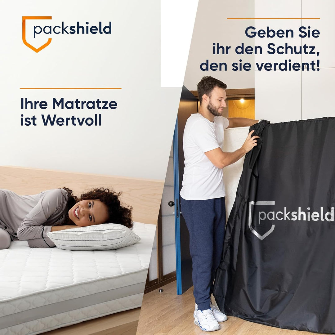 Matratzenhülle 90x200cm – Schutz für Aufbewahrung und Umzug – Dicke 30cm – wasserdichte und reissfes