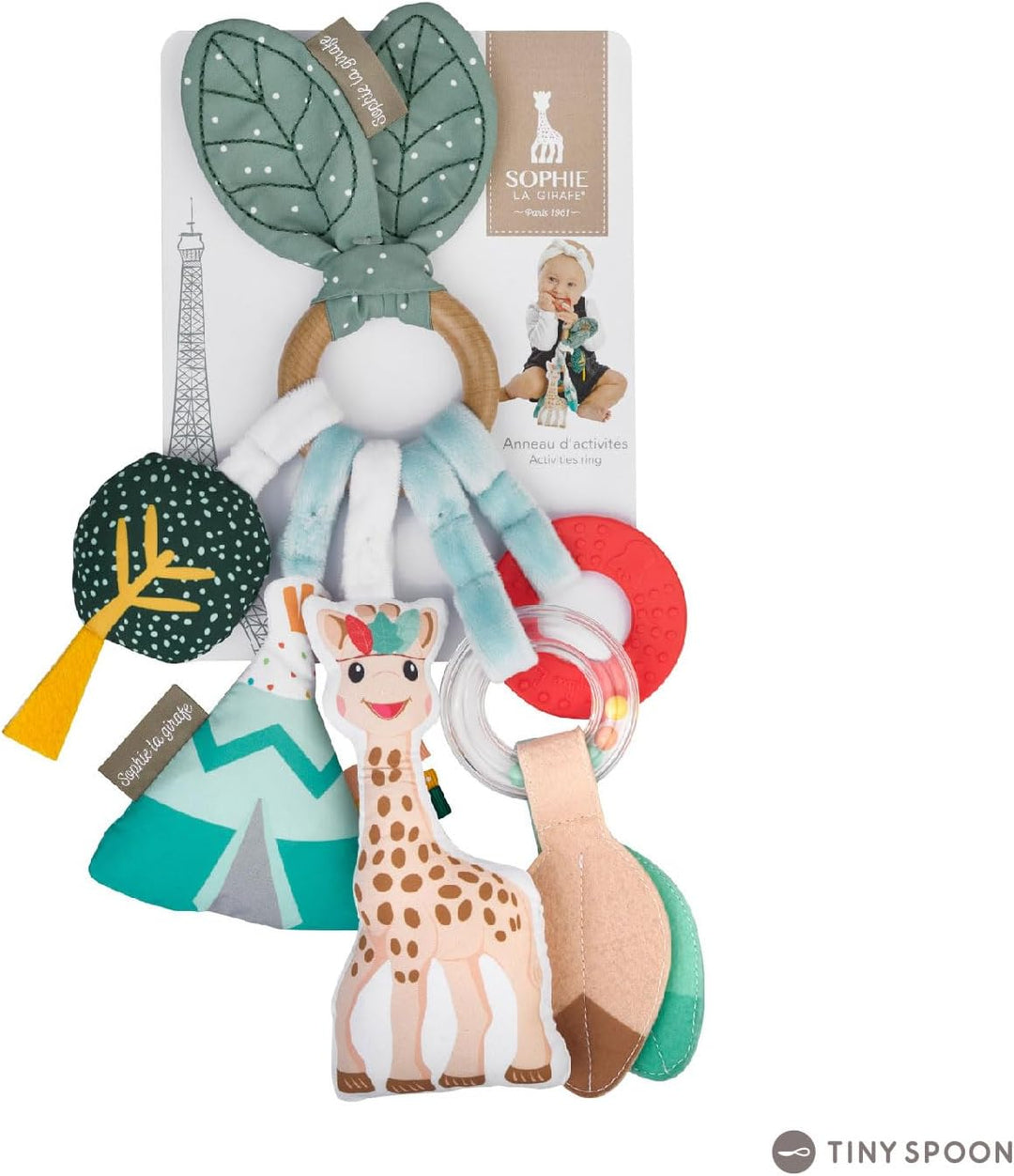 Sophie la Girafe - Aktivitätsring Erlebnisspiele – Verschiedene Materialien, Texturen und Farben – f