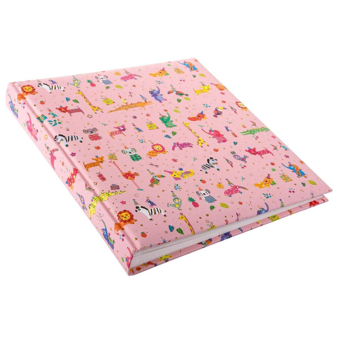 Fotoalbum Baby "Tiere rosa" - 30 x 31 cm