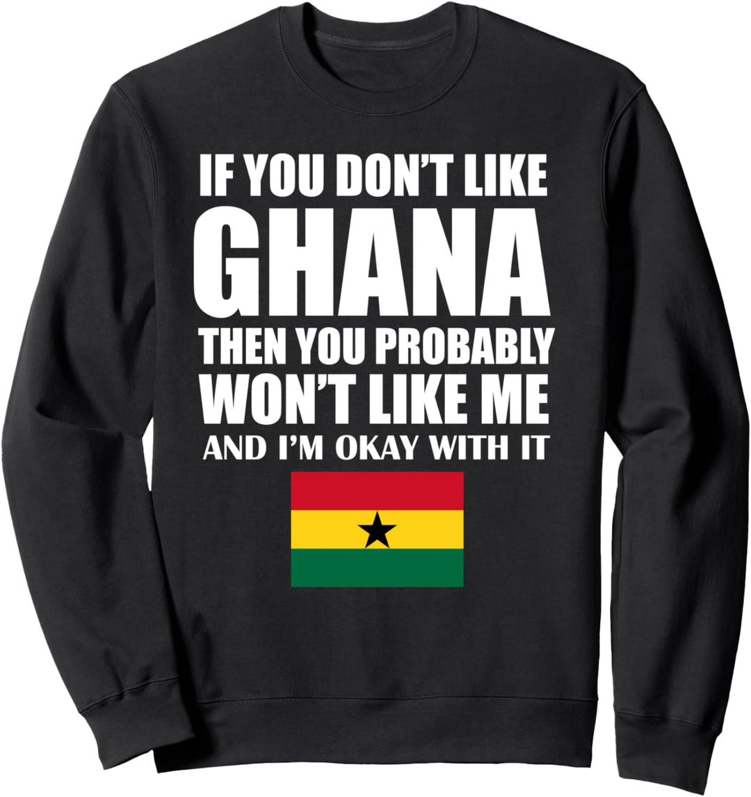 Flagcastle: Ghana Flag Funny Ghanaian Sweatshirt