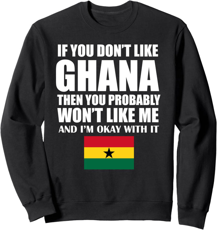 Flagcastle: Ghana Flag Funny Ghanaian Sweatshirt