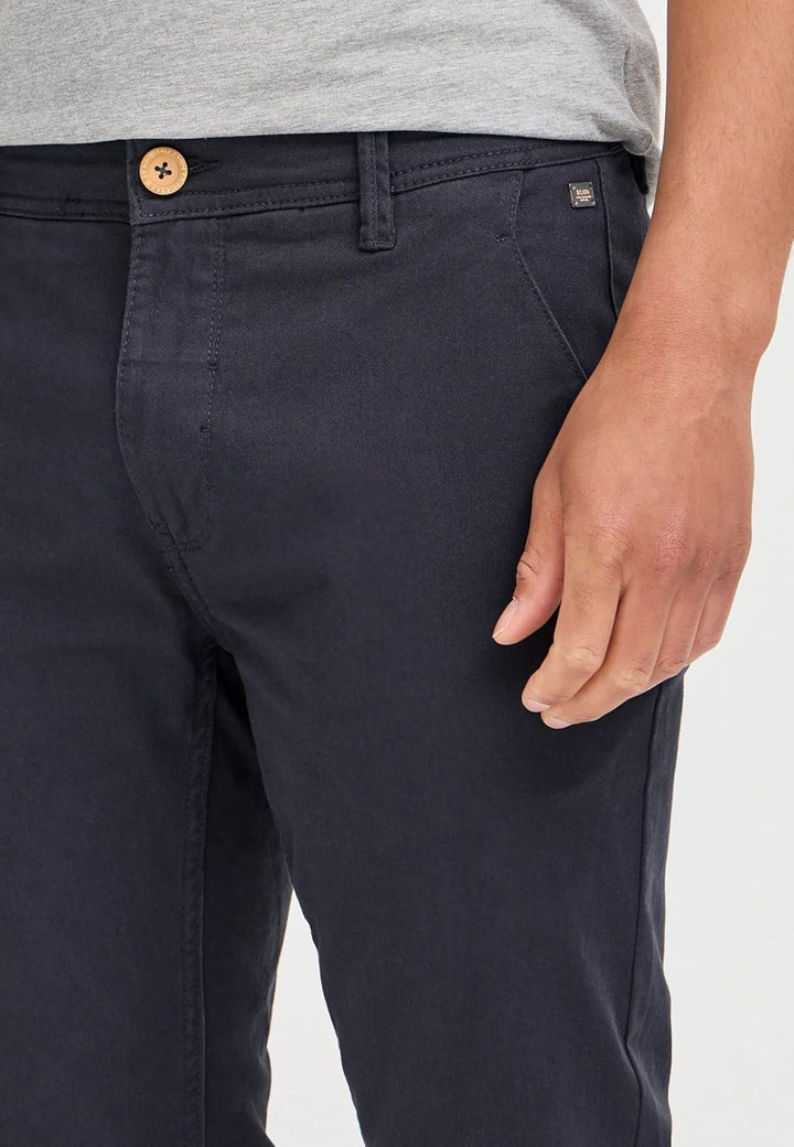 Blend Natan Chinohose Herren, W36 / L30, Schwarzblau