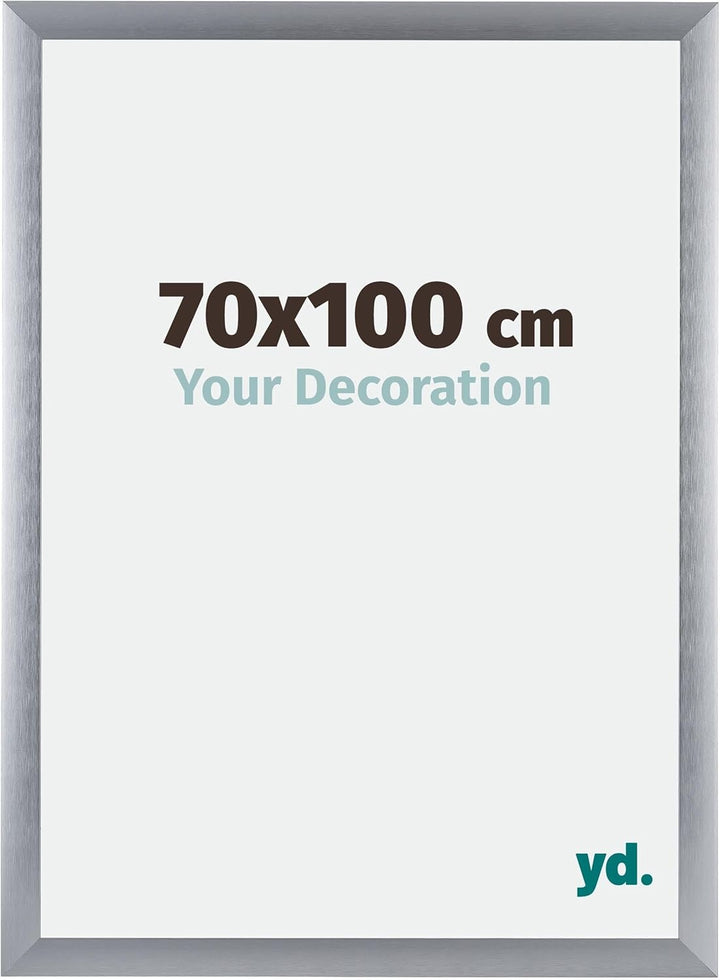 yd. Your Decoration - Bilderrahmen 70x100 cm - Bilderrahmen aus Aluminium mit Acrylglas - Antireflex