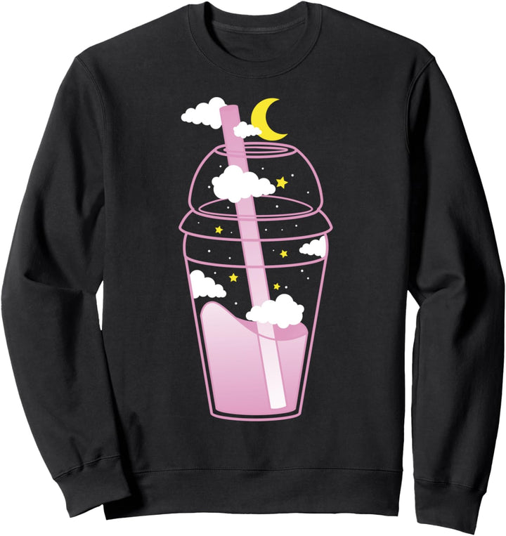 Vaporwave Aesthetic | Japanese Tea | Pastel Goth Kawaii Boba Sweatshirt