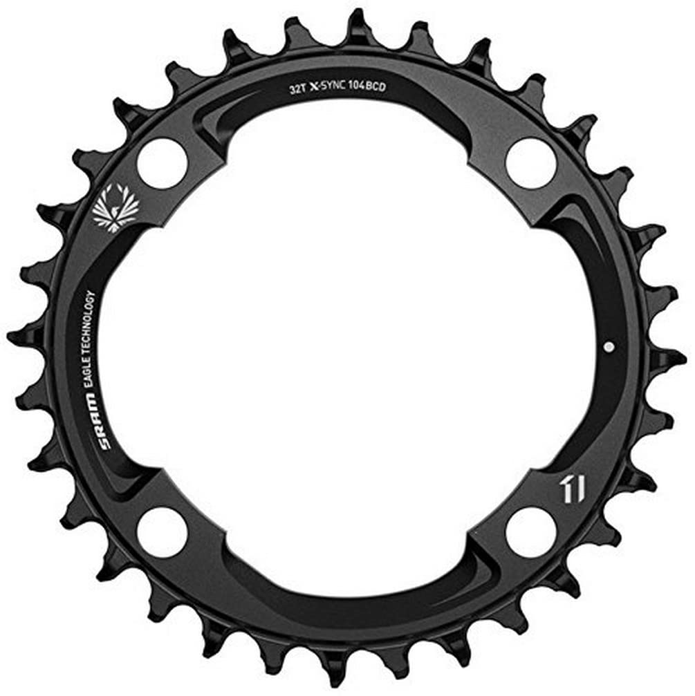 Sram X-sync Eagle Kettenblätter 38T Schwarz, 38T Schwarz