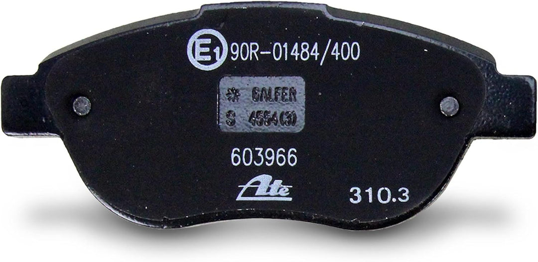 ATE Bremsenset Vorderachse inkl. Bremsscheiben vorne Ø 283 mm belüftet und Bremsbeläge vorne Kompati