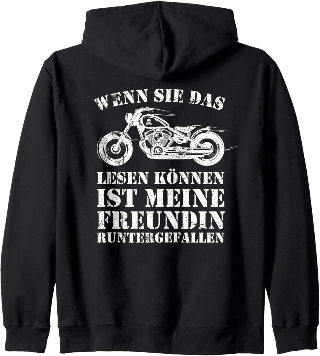 Wenn Sie das lesen können ist meine Freundin runtergefallen Kapuzenjacke