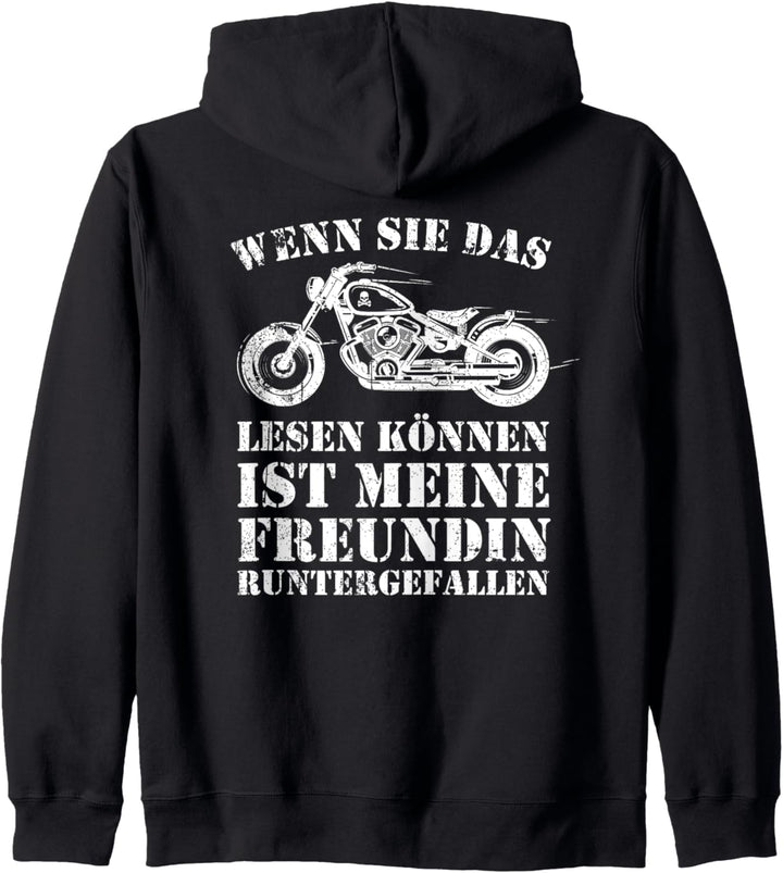 Wenn Sie das lesen können ist meine Freundin runtergefallen Kapuzenjacke