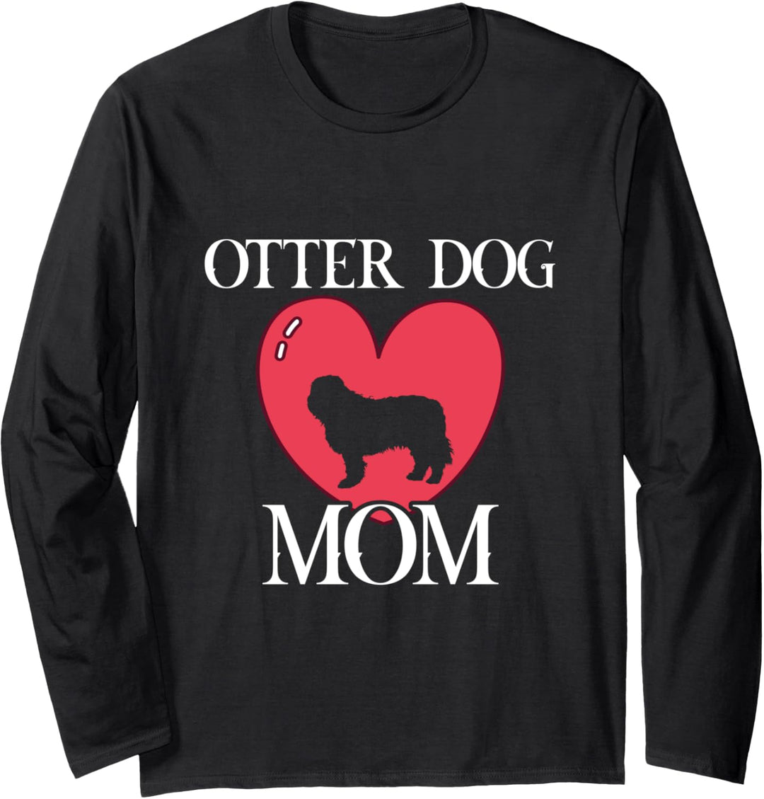 otter dog mom Otterhund Hund Hunde Hundemama Pfote Langarmshirt