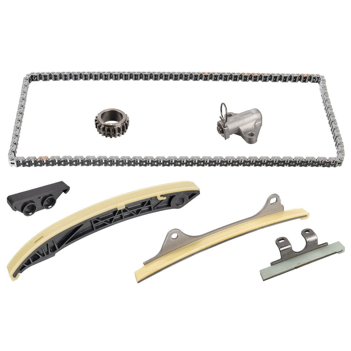 febi bilstein 108346 Steuerkettensatz für Nockenwelle, mit Gleitschienen und Kettenspanner, 1 Stück