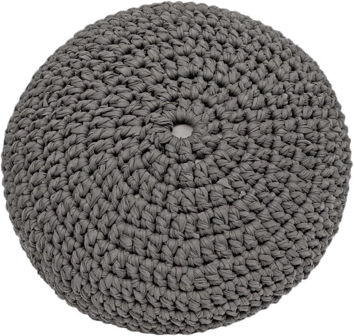 DIY Häkel & Strick Set Zpagetti Pouf Smokey Antracite Anthrazit, Anthrazit
