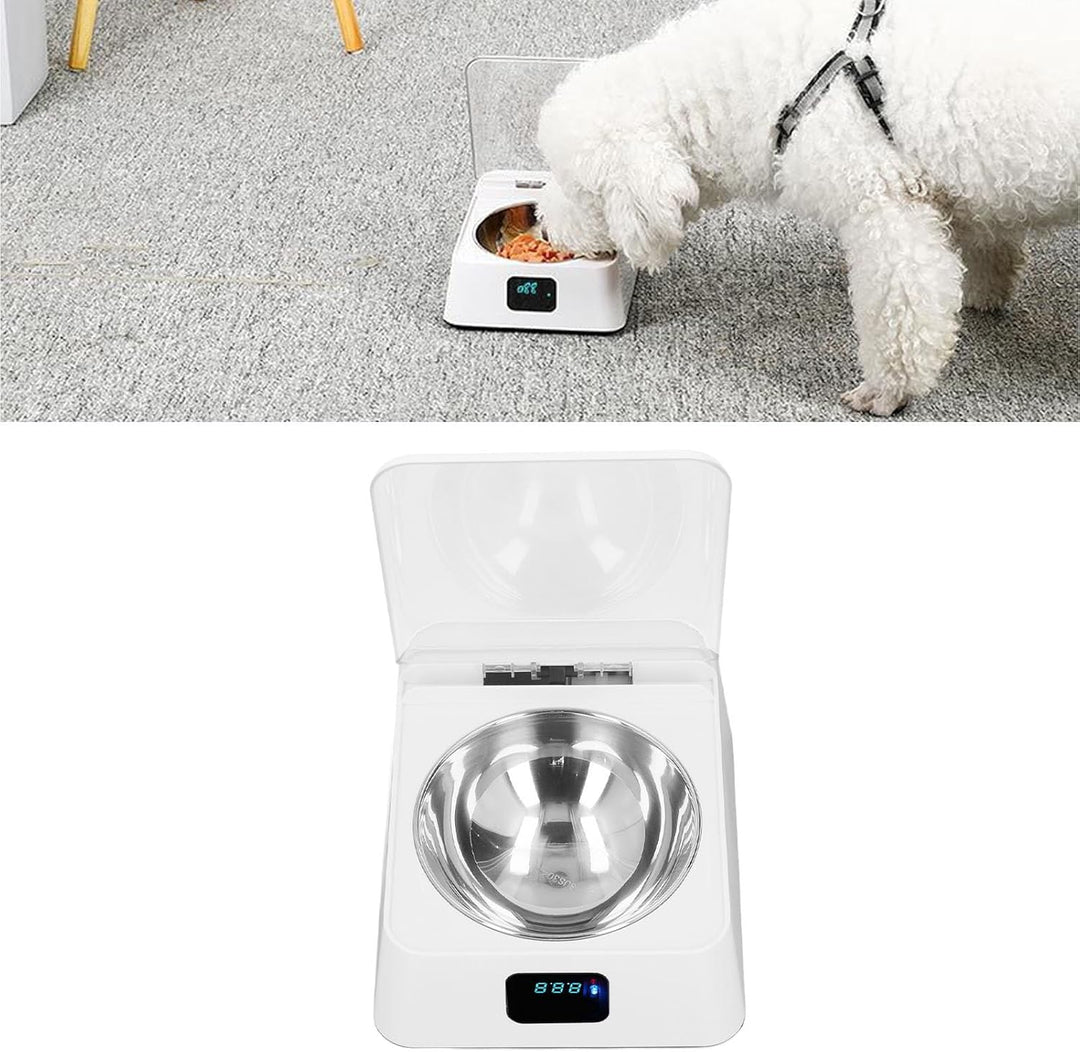 Pet Smart Feeder, Futternapf für Hunde und Katzen für Kleine und Mittelgrosse Haustiere, 350 Ml Offe