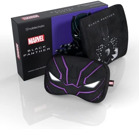noblechairs Gaming Stuhl Kissen Set Black Panther Edition - Chair Pillow - Kissen Für Gaming Stuhl -