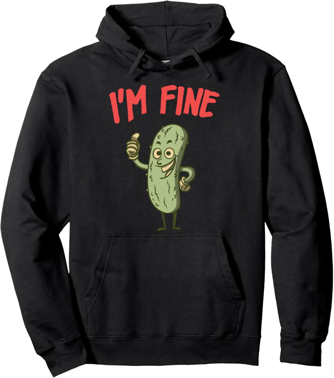 Fein die süsse Gurke Pullover Hoodie