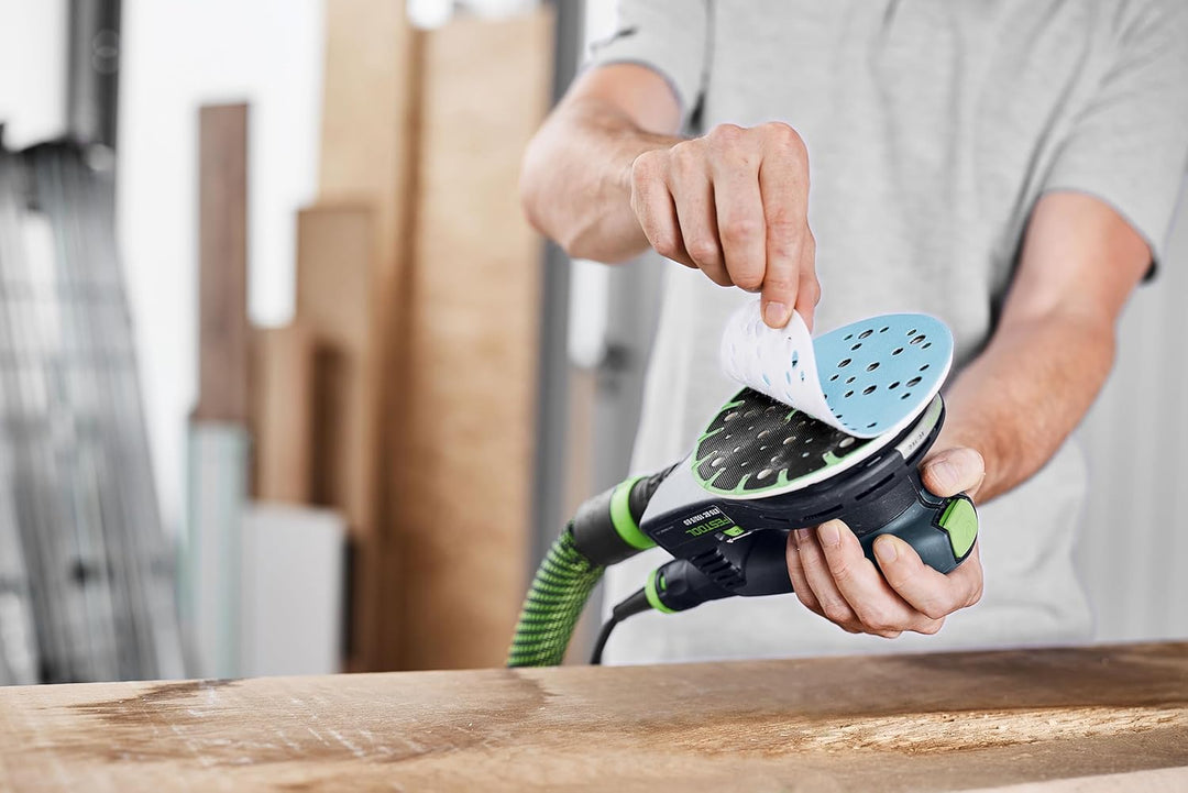 Festool STF 575161 D150/48 P60 GR/50 Schleifscheiben 150 mm, 50 Stück Schleifscheiben 60 blau, Schle