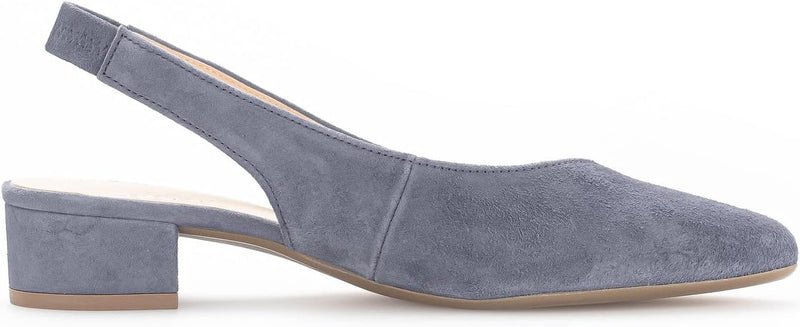 Gabor Damen Slingpumps, Frauen Absatzschuhe 37.5 EU Blau Nautic, 37.5 EU Blau Nautic