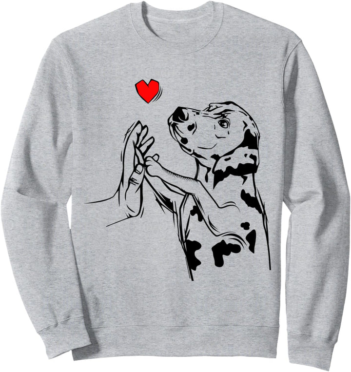 Dalmatiner Liebe Frauchen Hunde Geschenkidee Sweatshirt