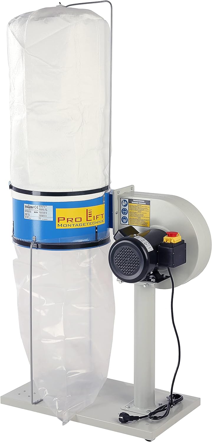Pro-Lift-Montagetechnik Absauganlage Späneabsaugung 230V 750W Absaugung 1000m³/h Sauganlage