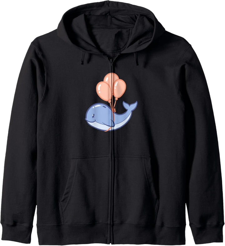 Wal Ballons Kapuzenjacke