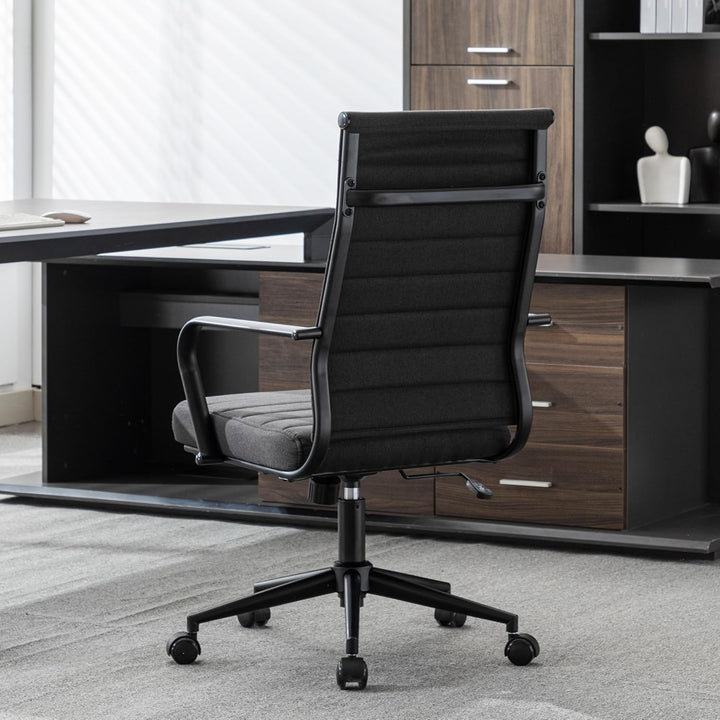 UEV Bürostuhl Ergonomisch Wippfunktion bis 150 kg belastbar Schreibtischstuhl mit Armlehne Drehstuhl
