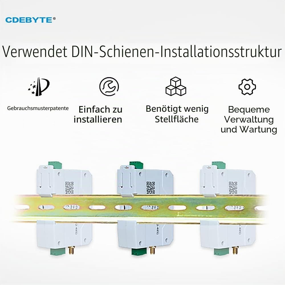 EBYTE LoRa RS485 433MHz Industriemodem Drahtlose Datenübertragungsstation DTU E95-DTU (433L20-485) 2