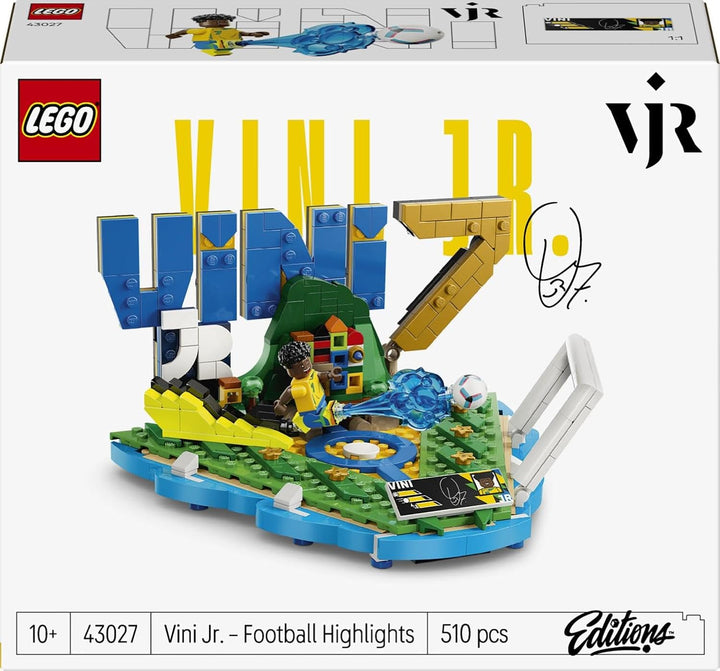 LEGO Editions Vini Jr. – Fussball-Highlights Spielzeug - 3D Modellbau mit Minifigur zum Sammeln - Ki