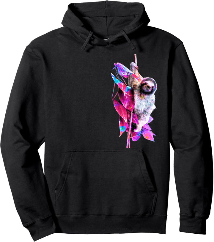 Faultier, Universum, Pflanze, Tiere, Weltraum, Ufo, Alien, Pullover Hoodie