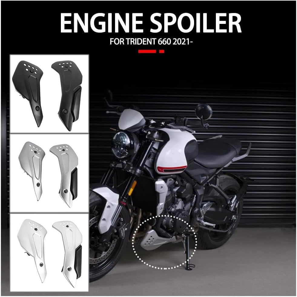 Fayedenicy Motorrad Bellypan Belly Pan Lower Panel Spoiler Verkleidung Cowling Cover Motorschutz Cha